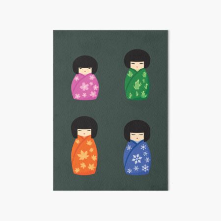Item preview, Seasonal Japanese Kokeshi Dolls designed and sold by JapanZukiStore.
