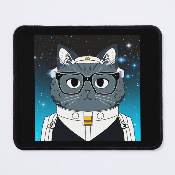 Item preview, Space Starship Intergalactic Diplomat cat - GALACTICATS collection designed and sold by RESToRAPTOR.