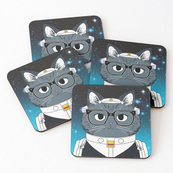Item preview, Space Starship Intergalactic Diplomat cat - GALACTICATS collection designed and sold by RESToRAPTOR.