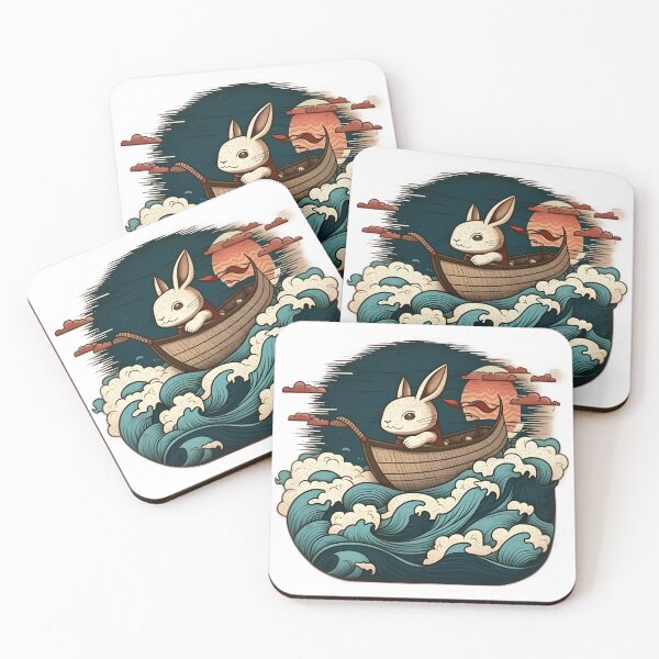 Item preview, Cute Rabbit on the Boat designed and sold by Marcelo Vieira.