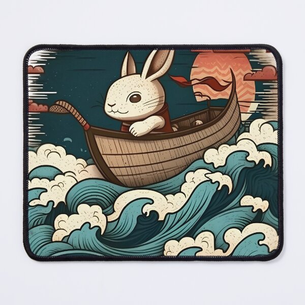 Item preview, Cute Rabbit on the Boat designed and sold by Marcelo Vieira.