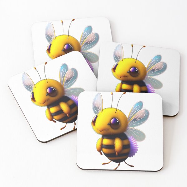 Item preview, cute bee designed and sold by Printverse Studio.