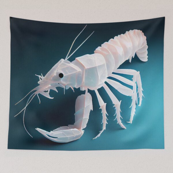 Item preview, A Polymath of Styrofoam Shrimp Digital Painting designed and sold by CodeAndColors.