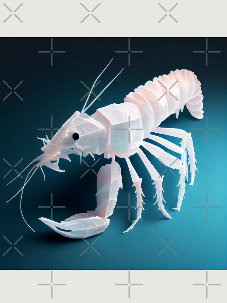 Thumbnail 6 von 6, Premium Oversized Pullover, A Polymath of Styrofoam Shrimp Digital Painting designt und verkauft von CodeAndColors.