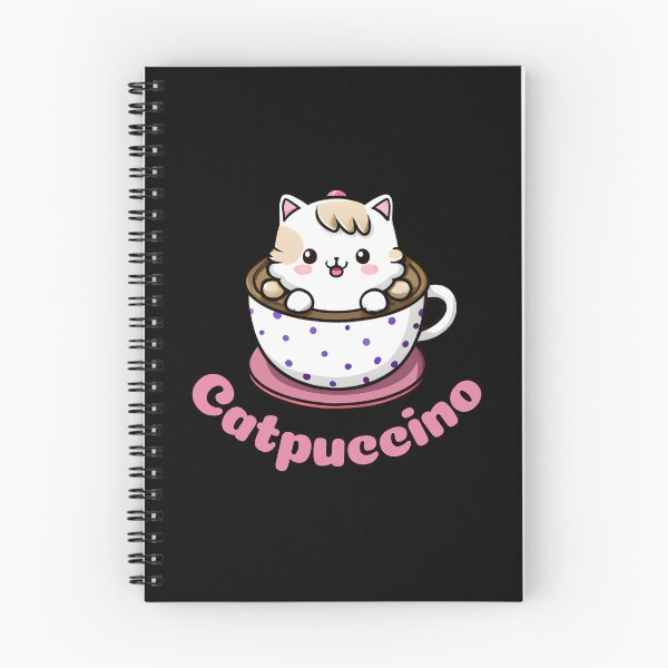 Item preview, CATPUCCINO - cute funny coffee cat designed and sold by KatisDesign.
