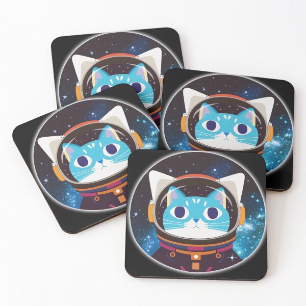 Item preview, Space Cosmic Engineer cat - GALACTICATS collection designed and sold by RESToRAPTOR.