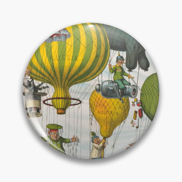 Item preview, Aerostatic magazine (1878) Rivista aerostatica by Augusto Grossi-balloon designed and sold by JaneVirak.