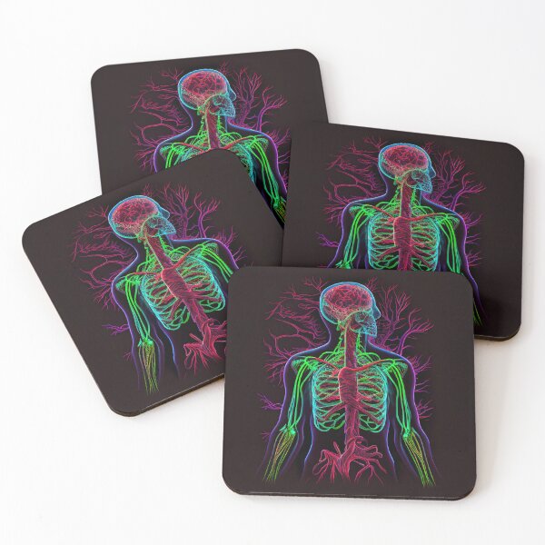 Item preview, Human body cells Neon  designed and sold by FireFXStudio.