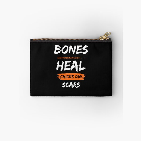 Item preview, Bones Heal, Chicks Dig Scars designed and sold by Andrean Designs.
