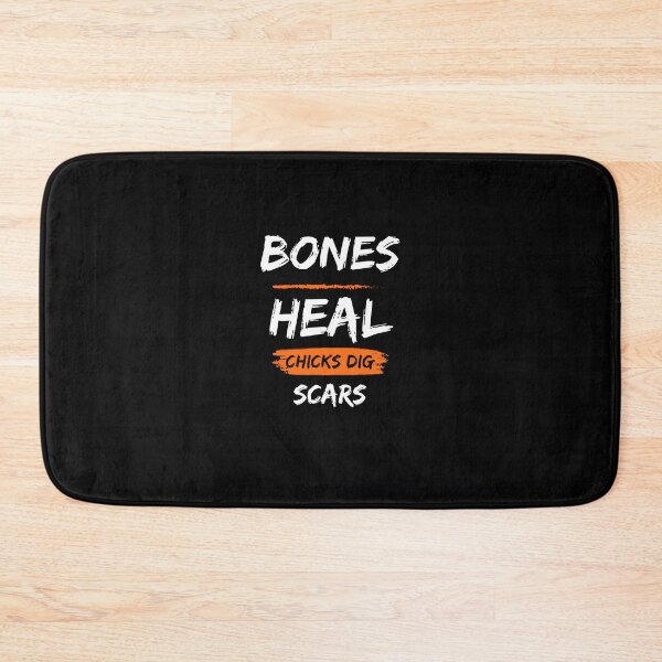 Item preview, Bones Heal, Chicks Dig Scars designed and sold by Andrean Designs.
