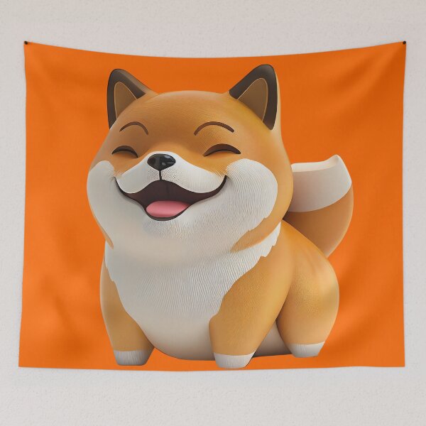 Item preview, Happy MaMe Shiba Inu Dog designed and sold by PlanetDino.