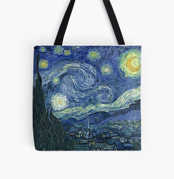 Erwin Pearl Vincent Van Gogh Museum Almond Blossoms Tote Bag Light  Blue/Black 