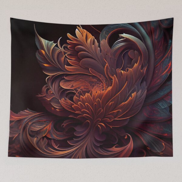 Item preview, Turbulent Textured Exotica Digital Painting designed and sold by CodeAndColors.