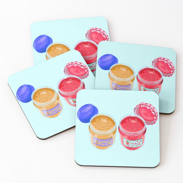 Item preview, Crunchy Cat and Strawberry Jelly Cat designed and sold by Meo7643.