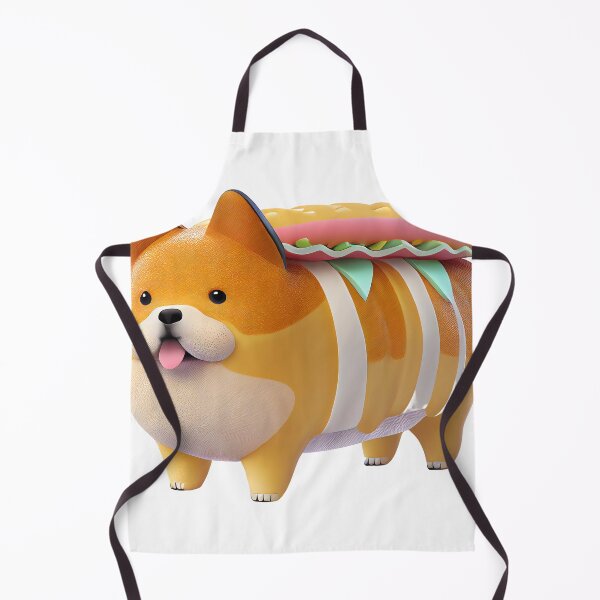Item preview, MaMe Shiba Inu Hot Dog designed and sold by PlanetDino.