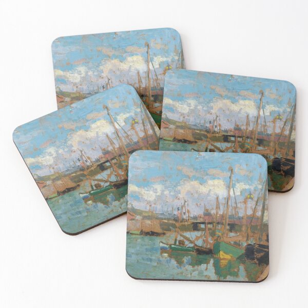 Item preview, Boats at the Harbor designed and sold by tomorrowsart.
