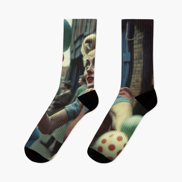 Item preview, Clown woman with balloons designed and sold by jsebouvi.