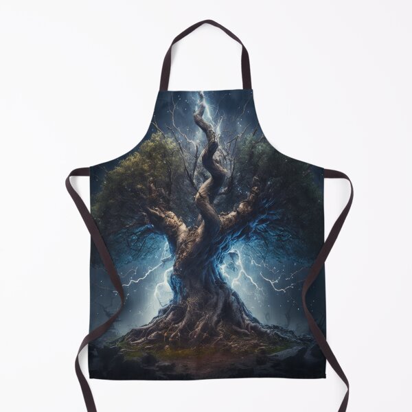 Item preview, Concept Art-Lightning Strikes Yggdrasil designed and sold by letsgetinspired.