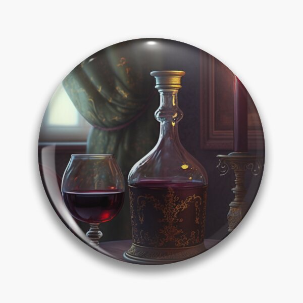 Item preview, Renaissance style art wine glass and decanter  designed and sold by Alper Billik.