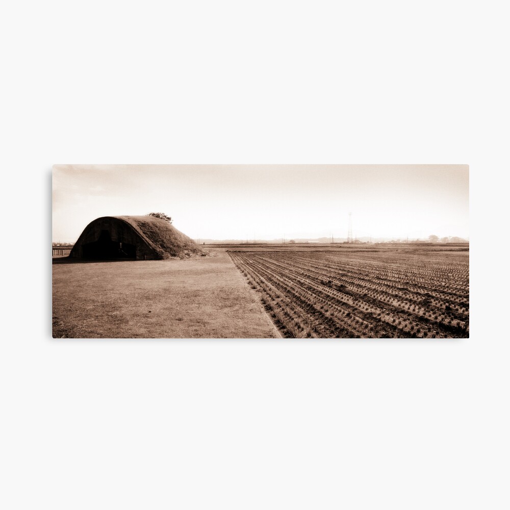 Wartime Airplane Hangar Canvas Print