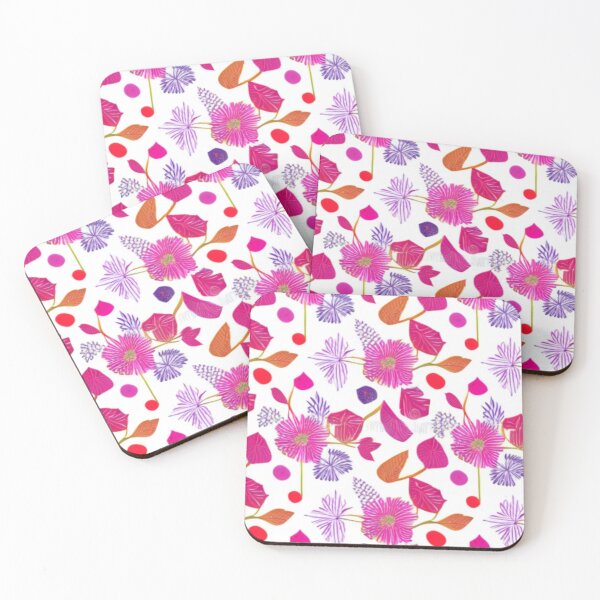 Item preview, Magenta spring flowers seamless pattern designed and sold by Kashear.