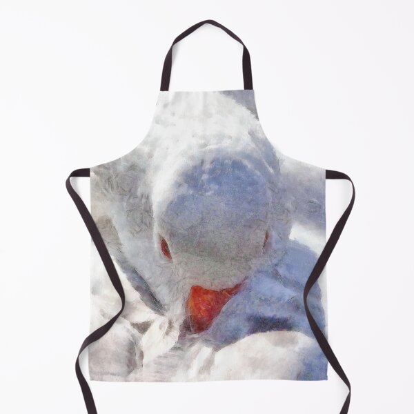 Item preview, White Duck Preening Art designed and sold by taiche.