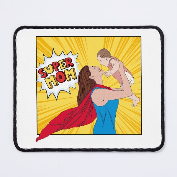 Item preview, Super Mom Pop Art illustration designed and sold by Kalin-Lyfe.