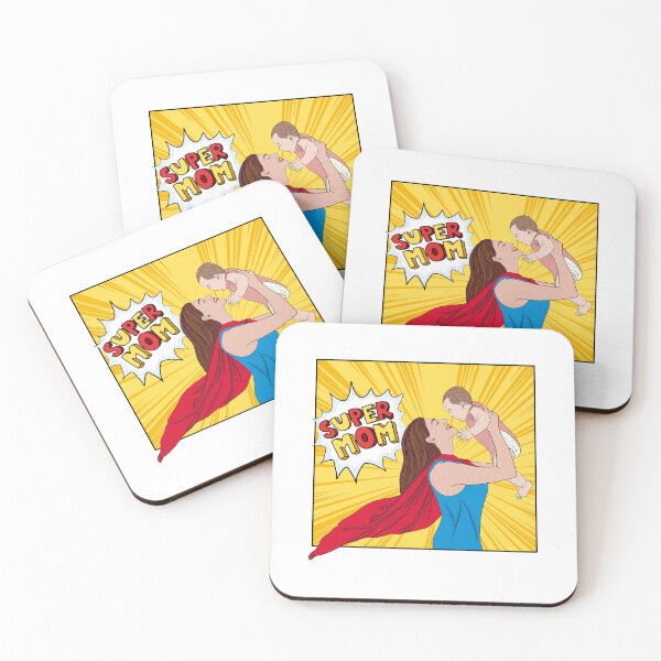 Item preview, Super Mom Pop Art illustration designed and sold by Kalin-Lyfe.