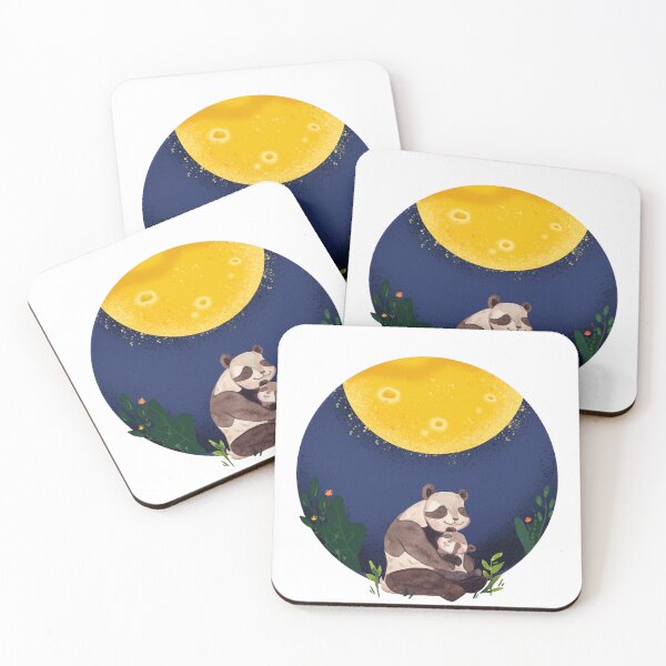 Item preview, Moongazing pandas designed and sold by CreativeStrand.