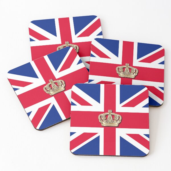Item preview, British Flag, Union Jack, with Crown to Celebrate the Coronation of King Charles III designed and sold by LindaCooke.