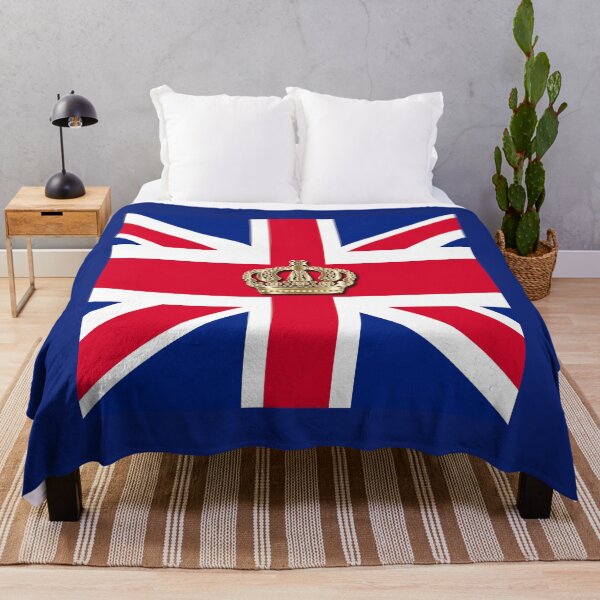 Item preview, British Flag, Union Jack, with Crown to Celebrate the Coronation of King Charles III designed and sold by LindaCooke.