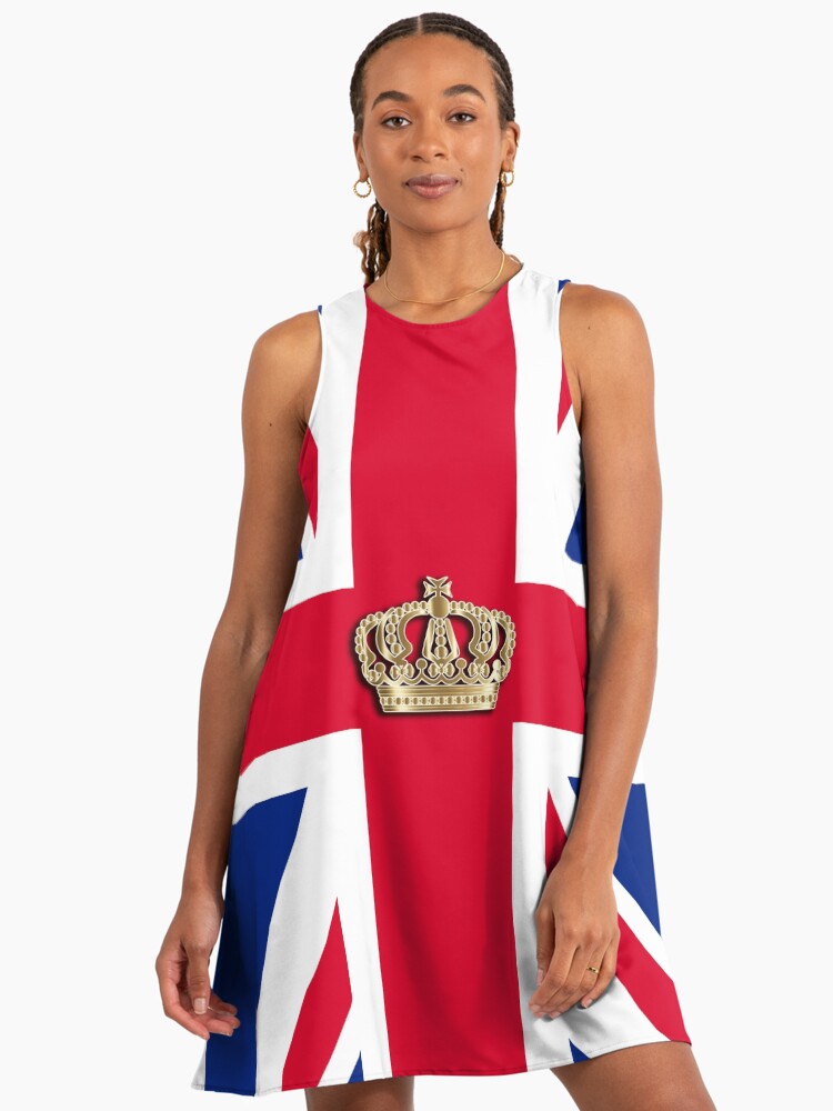 union jack dress Union Jack Long Sleeve Dress for Women Union Jack / 2XL