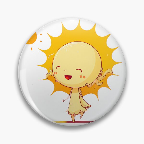 Item preview, kawaii chibi cute sun designed and sold by ChibiInstant.