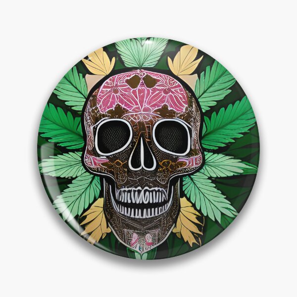 Item preview, Nice Skull with Weed leaf  designed and sold by Artvengers-nl.