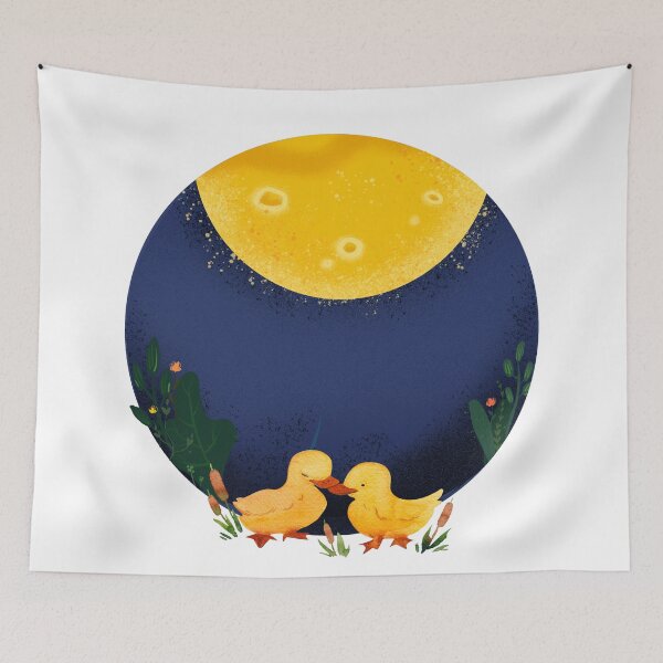 Item preview, Moongazing ducklings designed and sold by CreativeStrand.