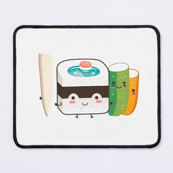 Item preview, Sushi cute chibi kawaii designed and sold by ChibiInstant.