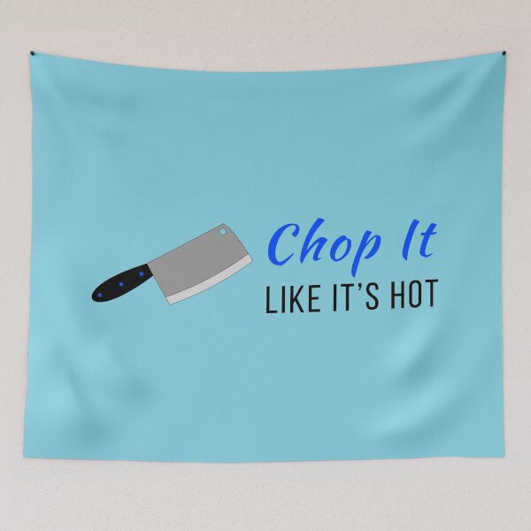 Item preview, Chop it Like it's Hot - Food Music Word Pun designed and sold by Graham Baitson.