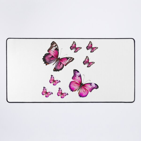 Pink Butterfly Sticker Poster for Sale by lcd93