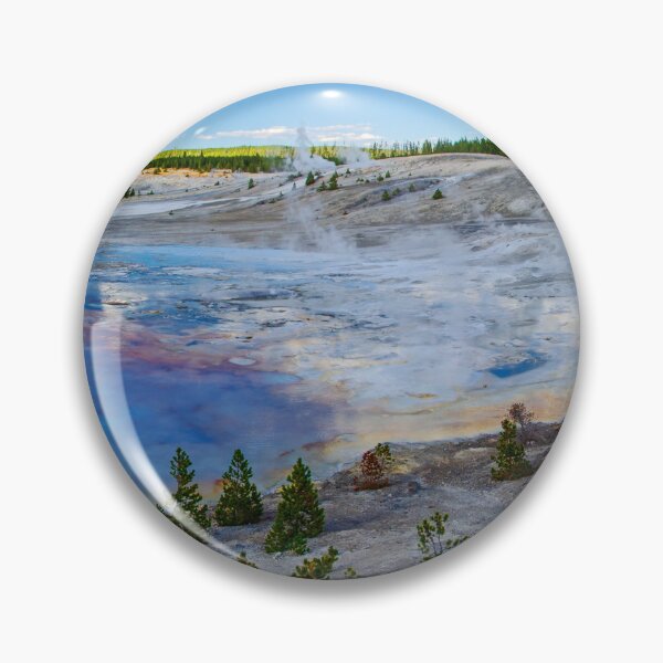 Item preview, Pano of Norris Geyser Basin, Yellowstone NP designed and sold by Brian Shaw.