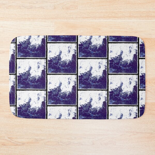 Item preview,  Citywave through Window in Navy with White foam designed and sold by BlackArtichoke.