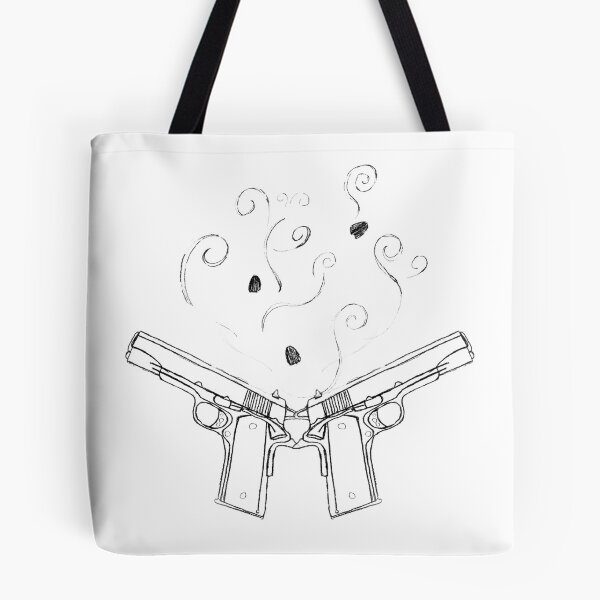 Item preview, double gun negative designed and sold by Heather Schmader.