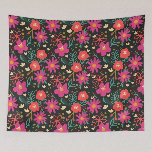 Item preview, Bold Florals - Pink designed and sold by PepperLime.