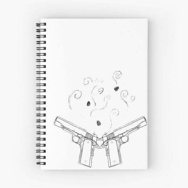 Item preview, double gun negative designed and sold by Heather Schmader.