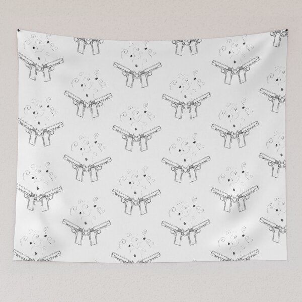 Item preview, double gun negative designed and sold by Heather Schmader.
