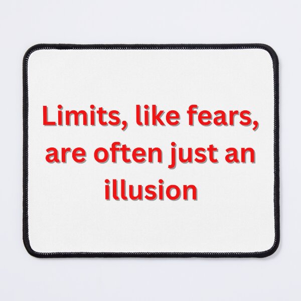 Item preview, Limits, like fears are often just an illusion - Michael Jordan designed and sold by thathoopworld.