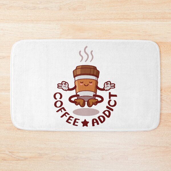 Item preview, Coffee cup cartoon character, Coffee addict. designed and sold by Tony J.