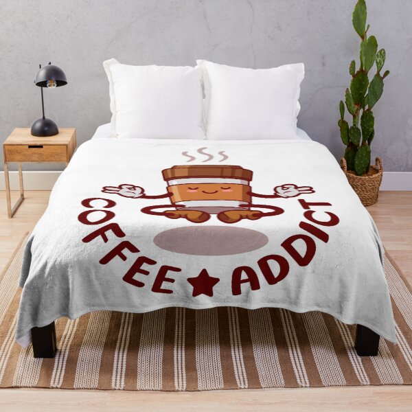 Item preview, Coffee cup cartoon character, Coffee addict. designed and sold by Tony J.