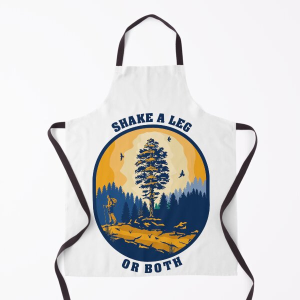 Item preview, Shake a leg or both funny hiking quote outdoor activity mountain lover designed and sold by HomeCoquette.