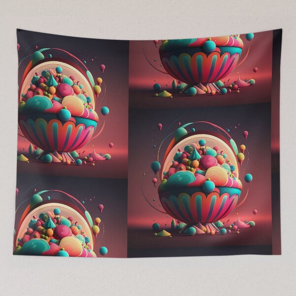 Item preview, Abstract Cup of Candy Colorful Design designed and sold by EnzoZs.