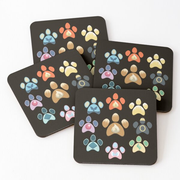 Item preview, Eeveelution Pawprints designed and sold by galaxydaydreams.